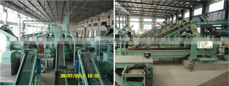 Radial tire Shredder and Crusher