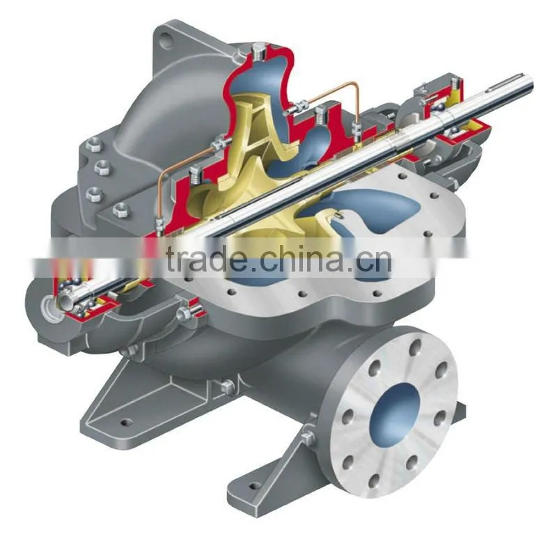 Large Capacity Centrifugal Split Casing Sea Water Pump