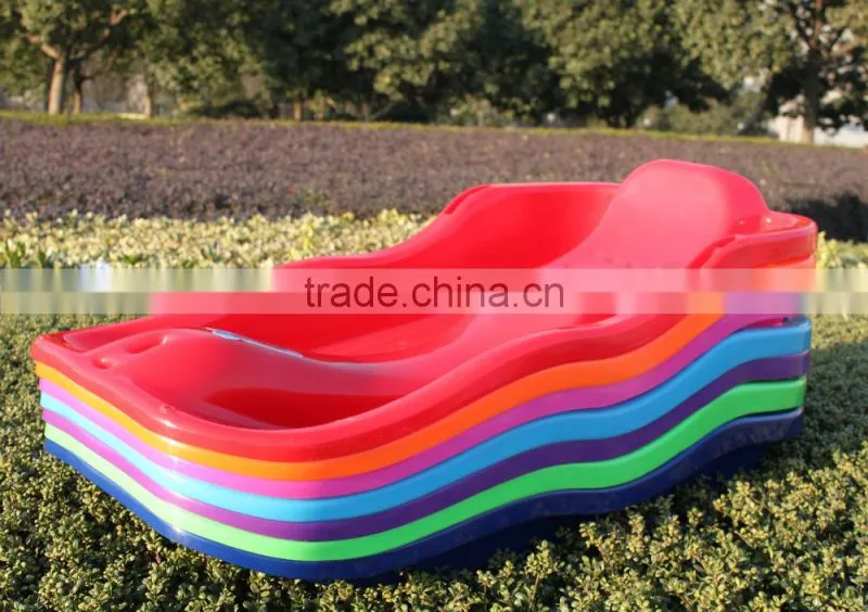 CE Approved Kids Plastic Ski sled snowsledge Plastic Sand Dune Sled