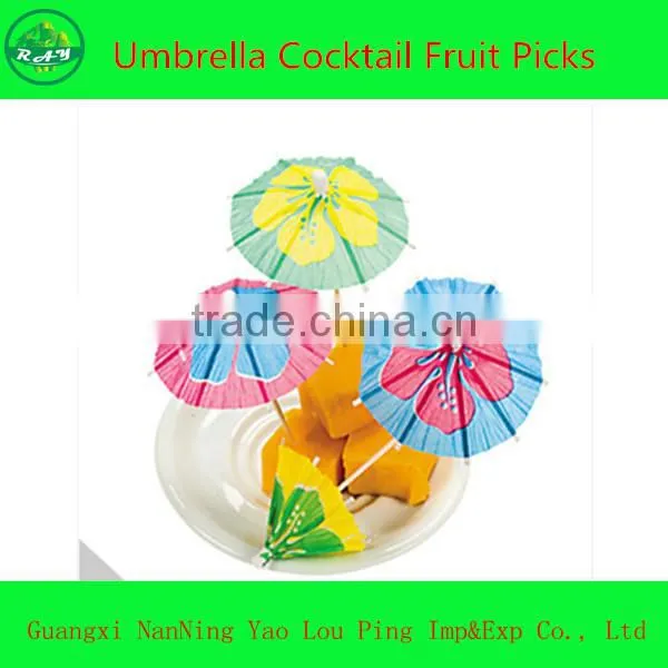 Party Cocktail Paper Pinwheels Picks