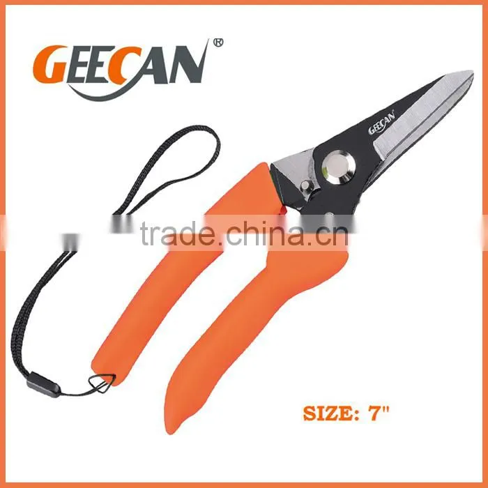 High carbon steel garden scissor