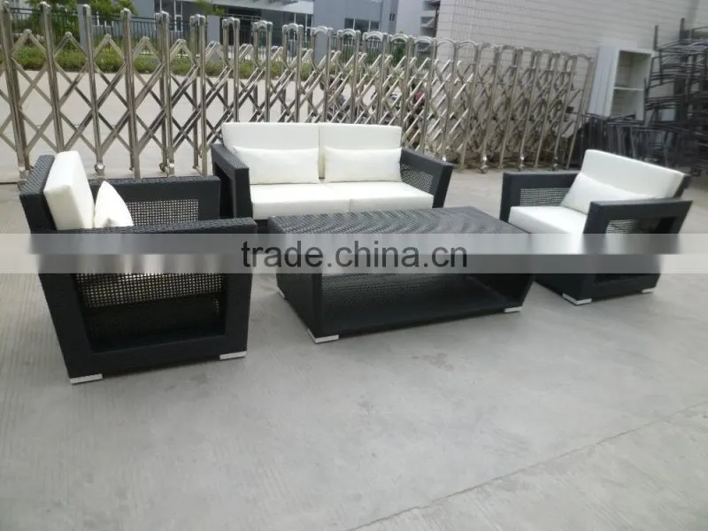 Polyester rattan sofa new design patio sofa (1800-1)