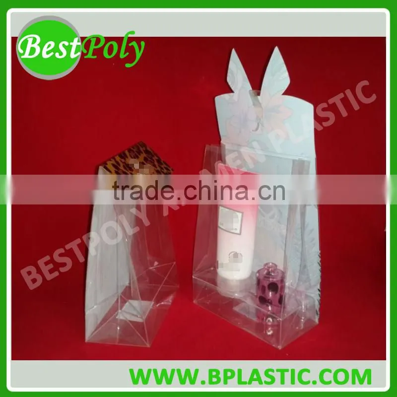 Disposable Thermoformed plastic blister packaging for cosmetic