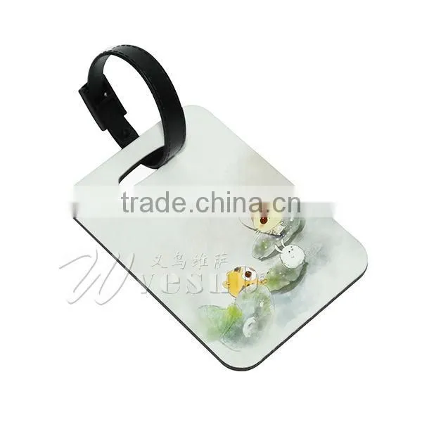 Fashionable Sublimation Luggage Tag