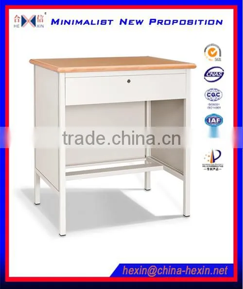 Import furniture from china reception desk with metal table legs