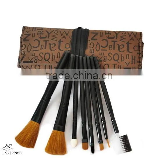 8 pcs popular quality best travel professional makeup brush sets eye makeup
