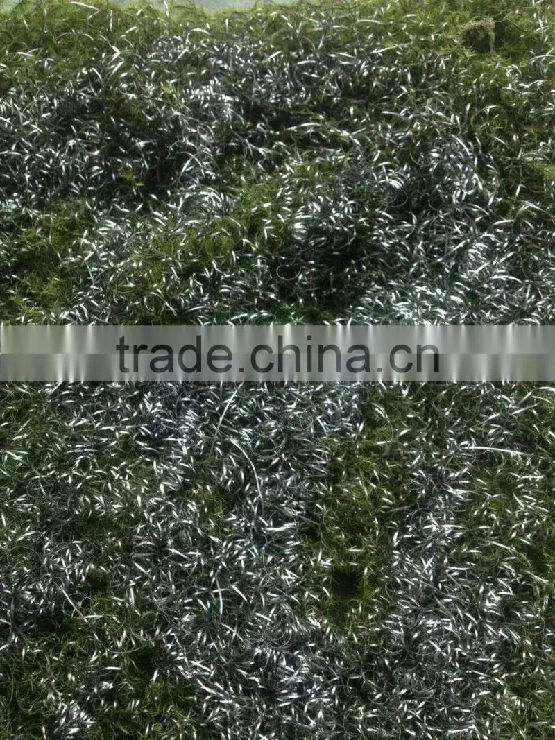 20cm*25cm decorative home decor artificial moss landscaping factory vertical green concrete steel wire mat wall pieces ZM09 2304