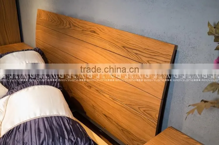 Latest Contemporary Wooden Platform Bed Designs Included Queen Size B-815
