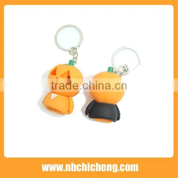 Hallowmas Pumpkin Shape LED Key Chain