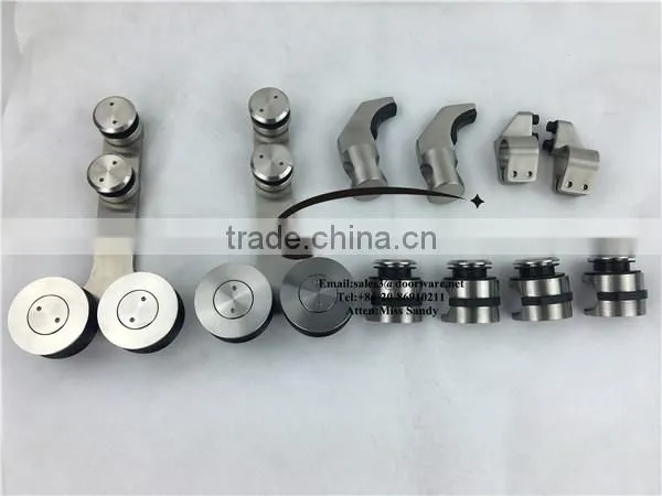 Frameless Bathroom Tempered Glass Shower Door Fittings