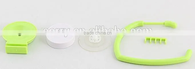 Vacuum suction cup kitchen and bathroom plastic shelf/holder/Towel rack/roll tissue stand