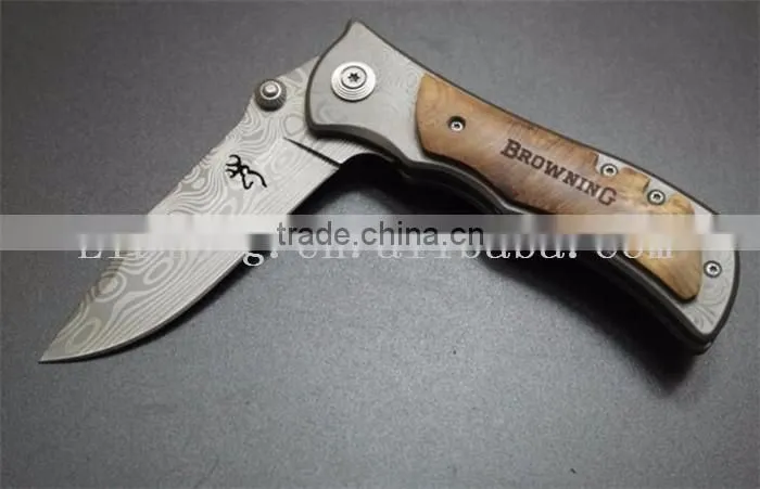 Special Gift for Men 400C Damascus Folding Knife