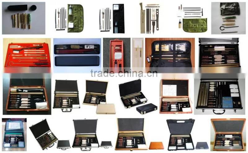 Wooden Case Gun Cleaning Kits