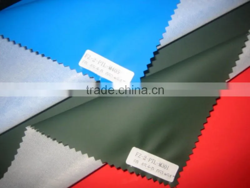 PU coated polyester for rainwear