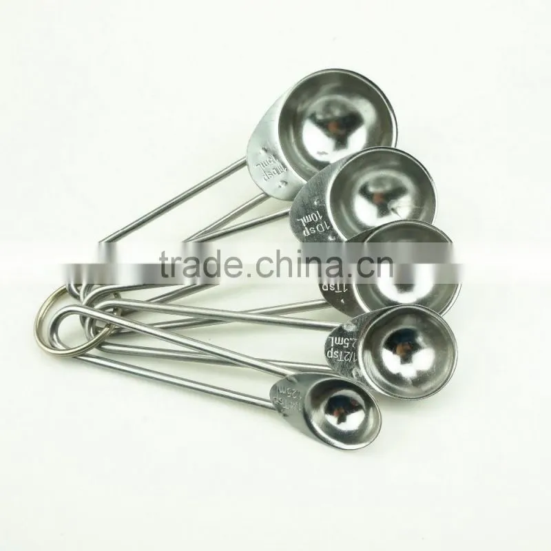 42135 Wire handles Stainless Steel Nesting Measuring Cups and Spoons Set
