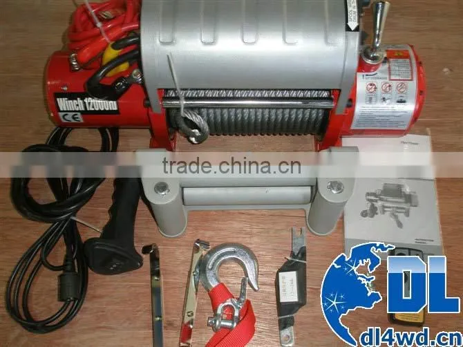 4WD Car Towing 4x4 Recovery Small Electric Winch 12/24V Electric Winch