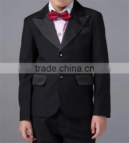 BOY'S TR STAIN LAPEL SUITS- JACKET&PANTS&VEST