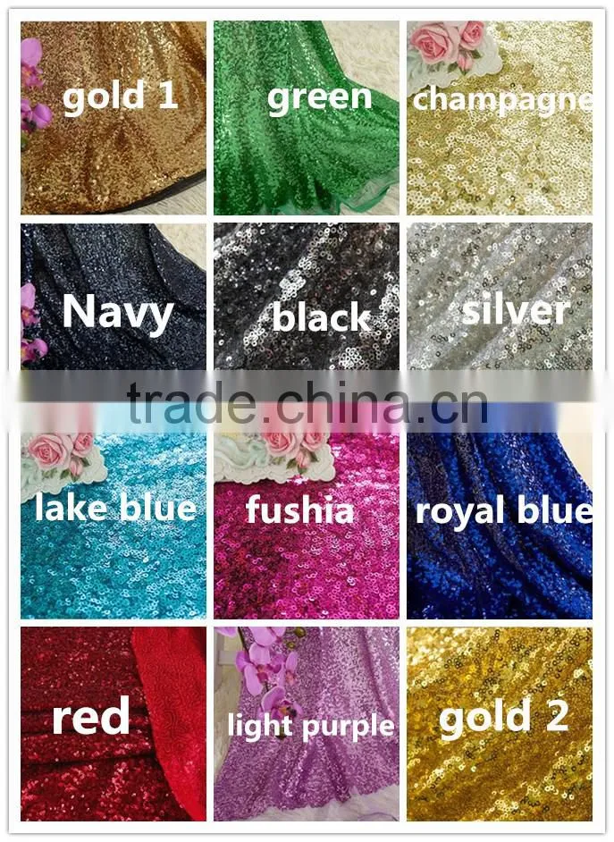Bling Bling Colorful 9mm Small Colorful Sequin Table Runner