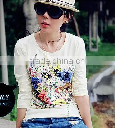 ladies t-shirt print design wholesale