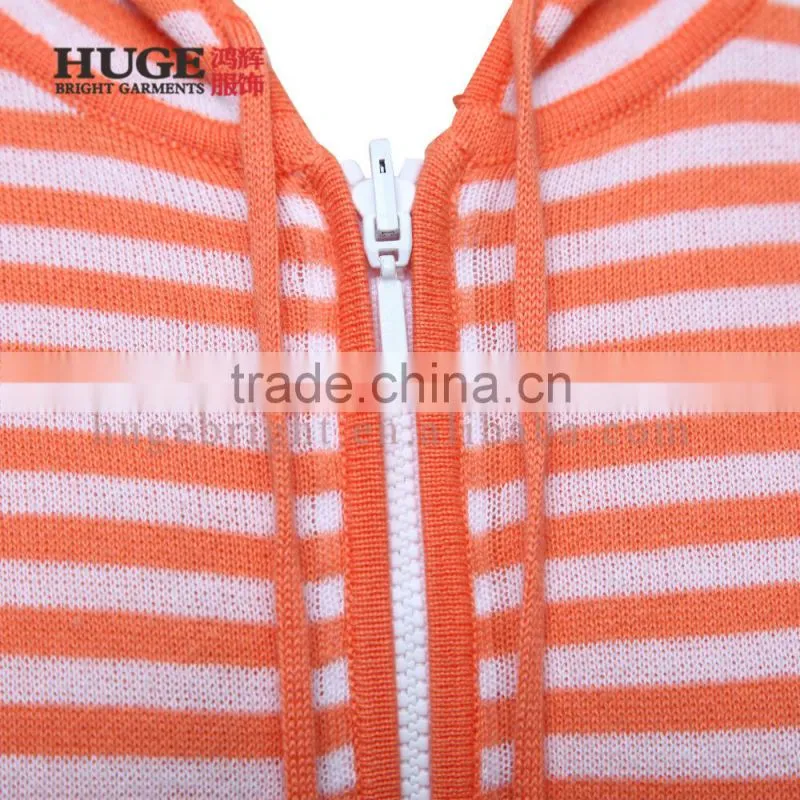 Long Sleeve Kintted With Hood Lightweight Cardigan