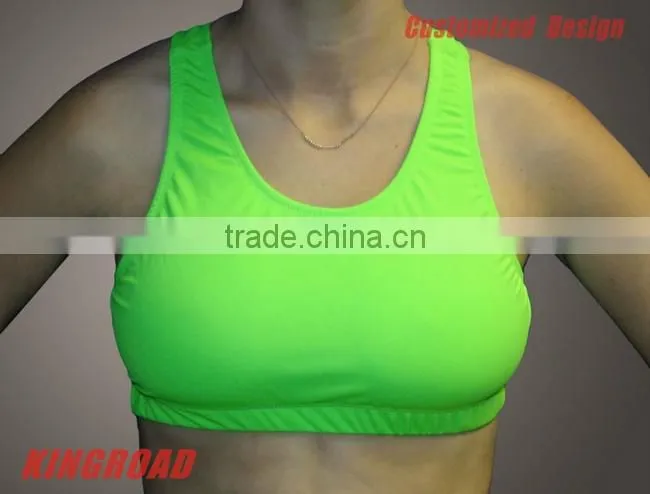 Wholesale custom sublimation plain sport bra
