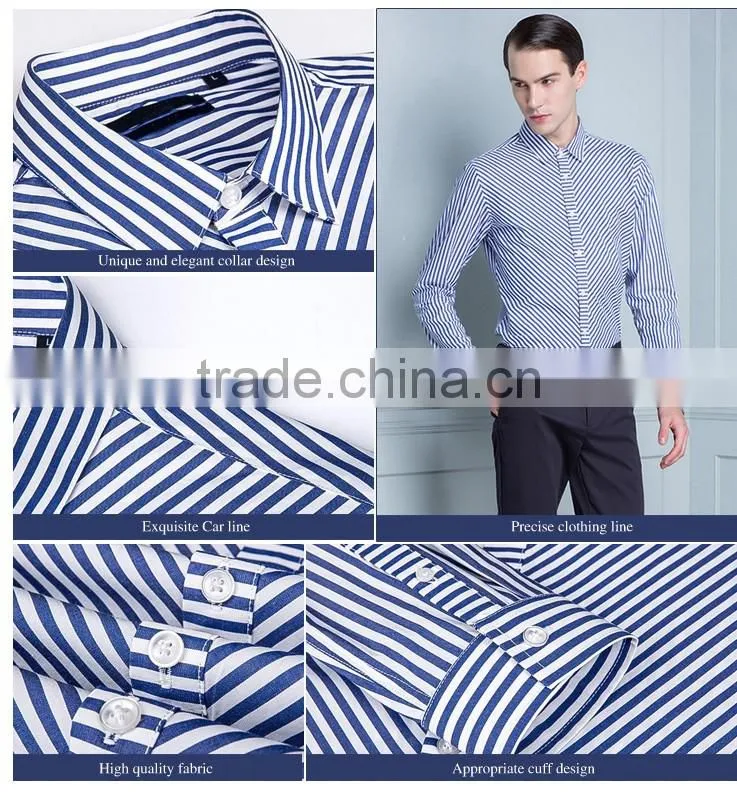 Slim Fit Shirts For Men Wear Fashion Business Men Dress Shirt Custom Made