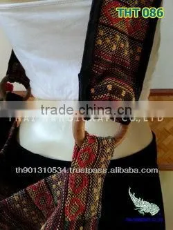 Thai Embroidered Woven Fabrics Shoulder Bag Cross body Bag