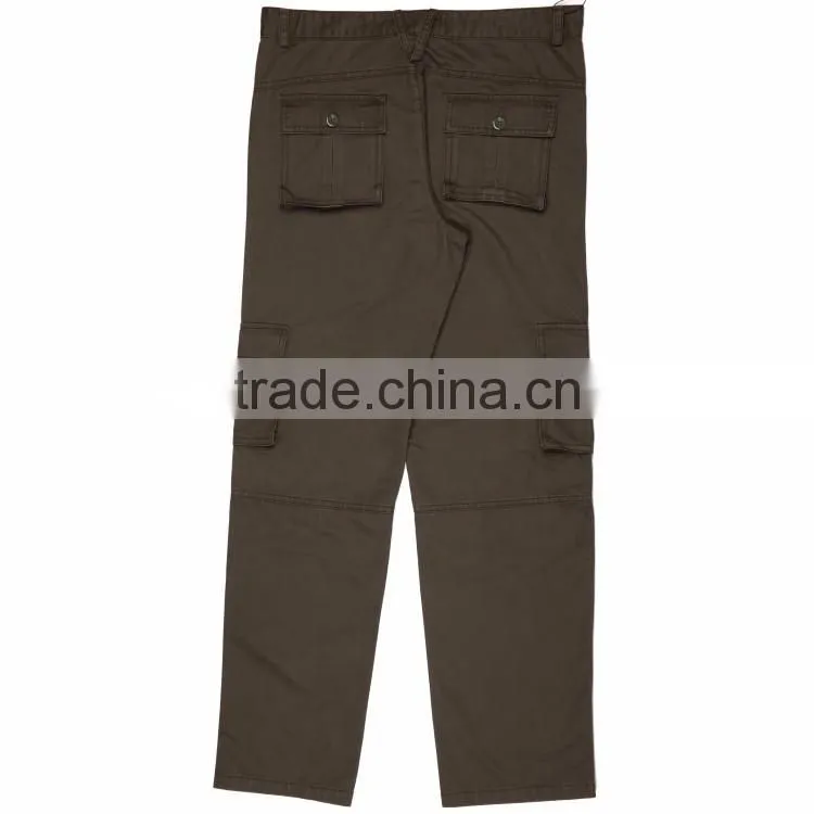 Wholesale price trade assurance nice workmanship promotional mens baggy cargo pants with bellows pockets