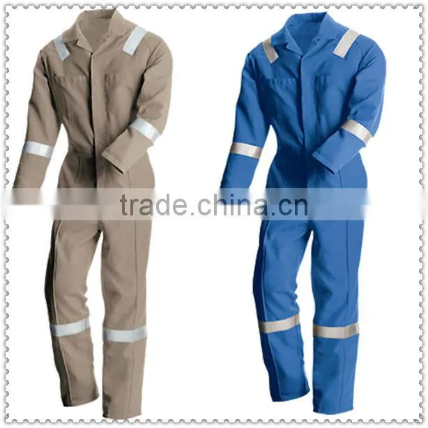 Fire Suit Coverall Fireproof Suit NFPA Fire Suit Reflective Striped Cotton FR Coverall