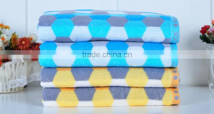 Jacquard Embroider towel , yarn dye 2013 towel fabric