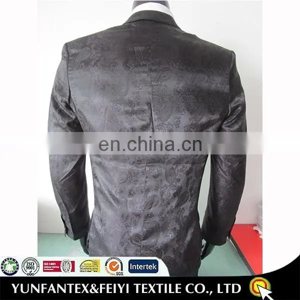 2016 latest fashion design paisley embroidered poly best Blazers