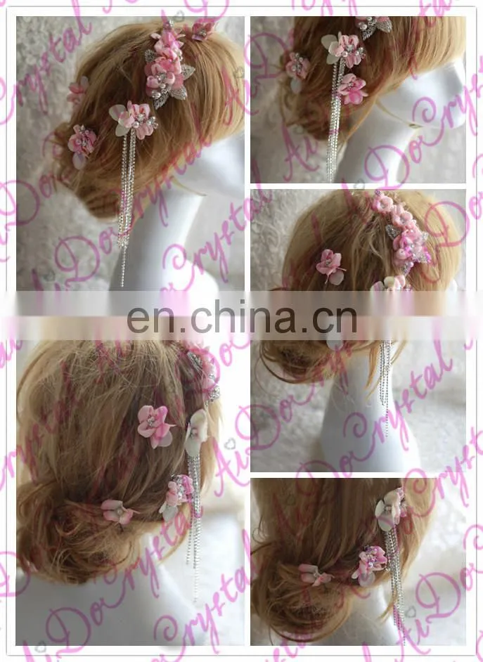 Aidocrystal Fashion Lady Woman Flower Hair Clip Bridal Hawaii Party Hair Accessories