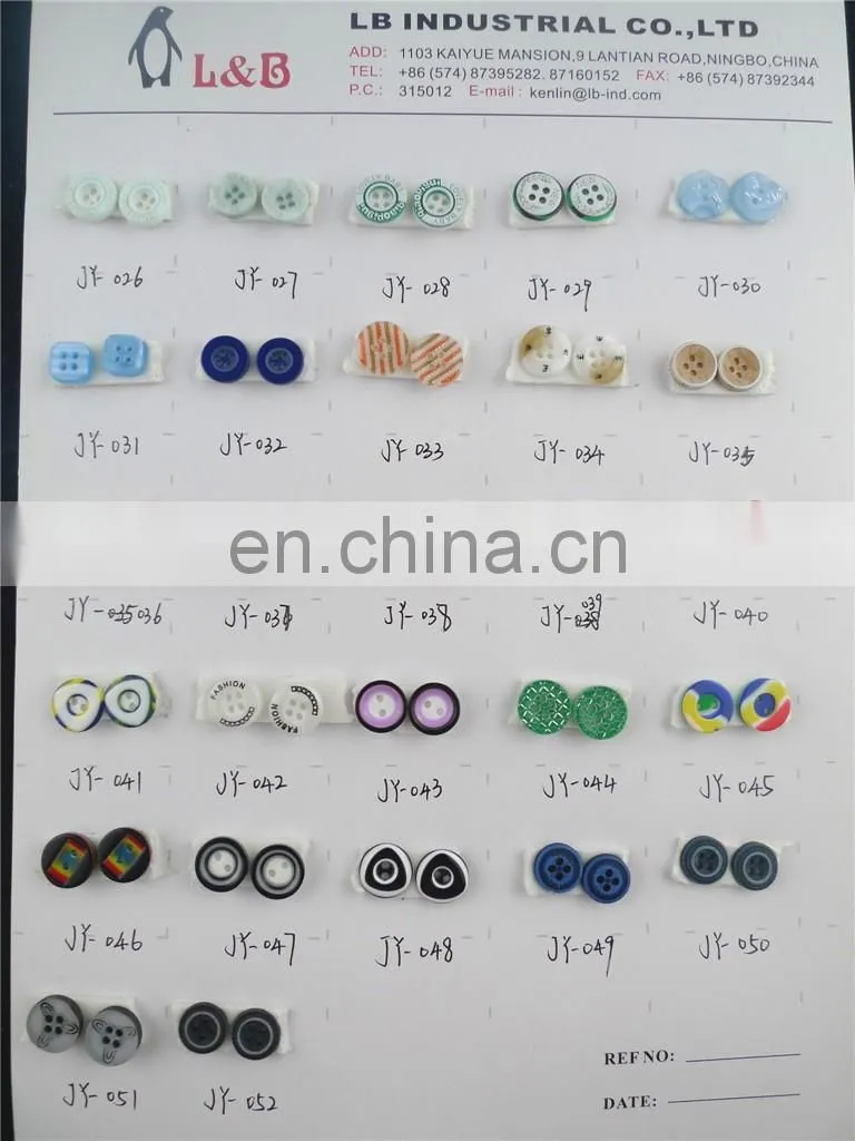 wholesale two hole resin button free sewing colorful buttons plastic resin button