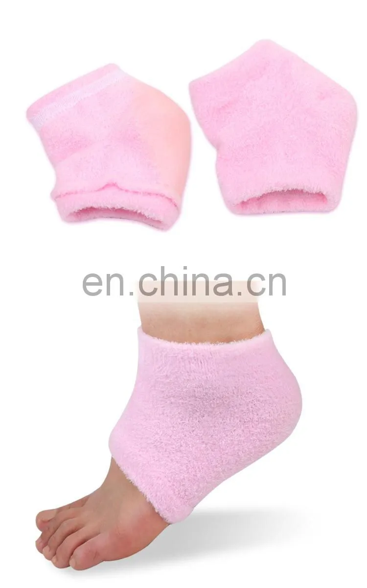 Moisturizing Heel Socks with Gel to Heal Dry Cracked Heels #HG-05