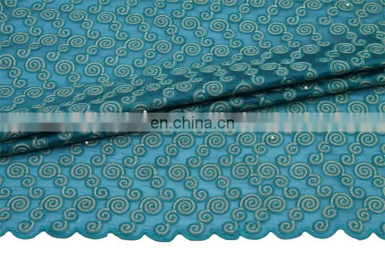 2015 latest style best quality fashionable organza lace fabric for party and wedding