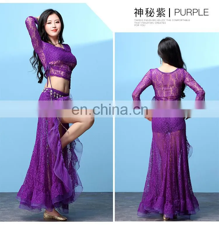 T-5208 Egyptian lace lady belly dance costumes