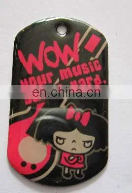 Promotional cheap metal blank dog tag of China manufacturer