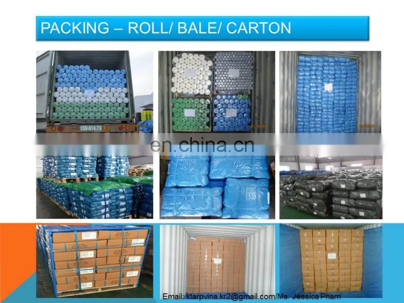 Dark Blue Tarpaulin - Light Duty Tarp - 70 GSM - 90 GSM Tarp