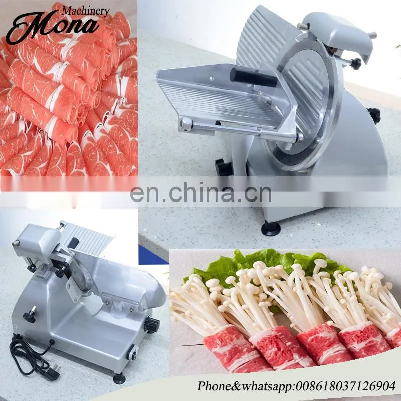Best selling commercial stainless steel full automatic bacon slicer/cutting frozen meat machine for sale