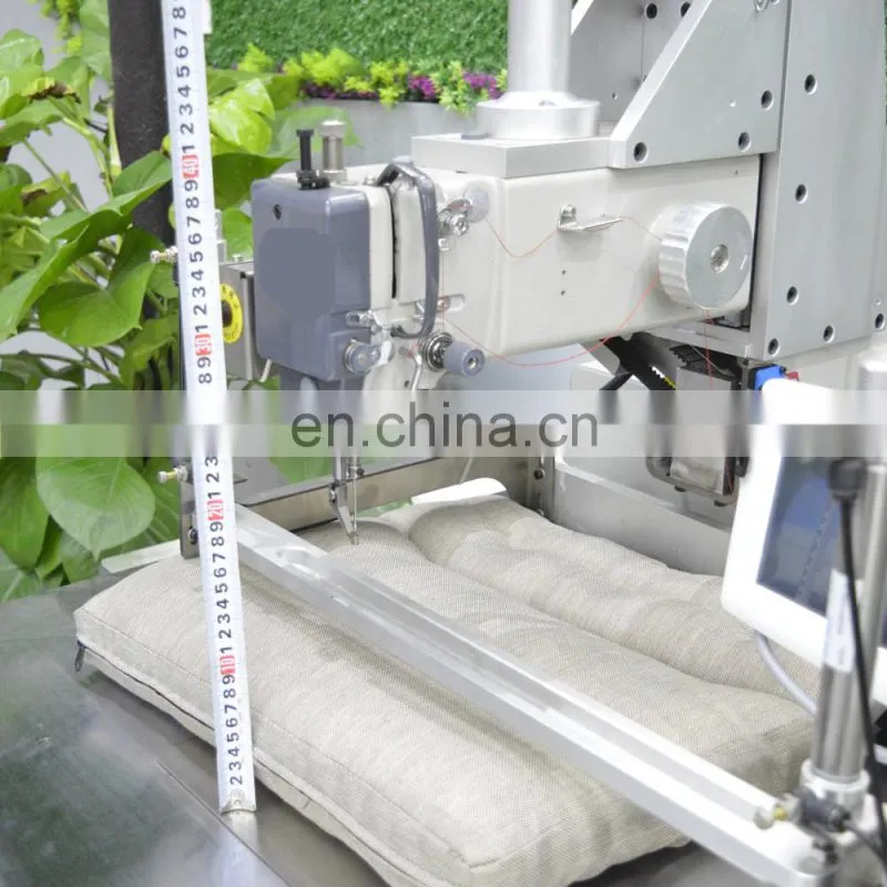 Automatic Pillow cushion circle tacking car sea sewing machine