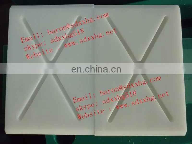 White UHMW-PE Cushion block white UHMWPE cushion block uhmwpe uhmw block