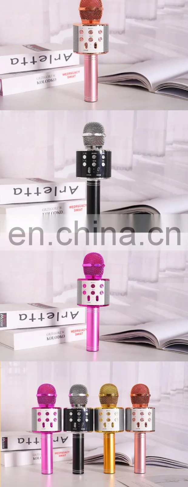 Handheld wireless microphone professional Portable Factory wholesale 2020 new product For USB for karaoke microphone