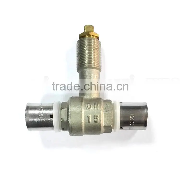 2016 high pressure drz small gas valve 3 way gas Butterfly ball valve