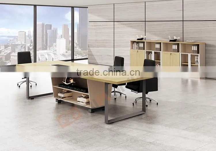 Steel legs 2.4 meter long modern meeting conference table for office furniture