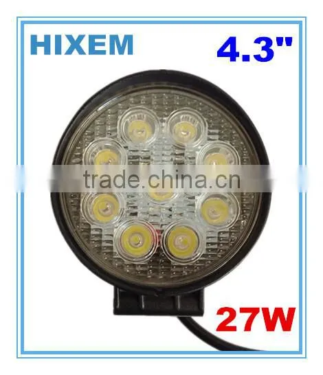 27W LED work light, Epistar LEDs work light, offroad driving light