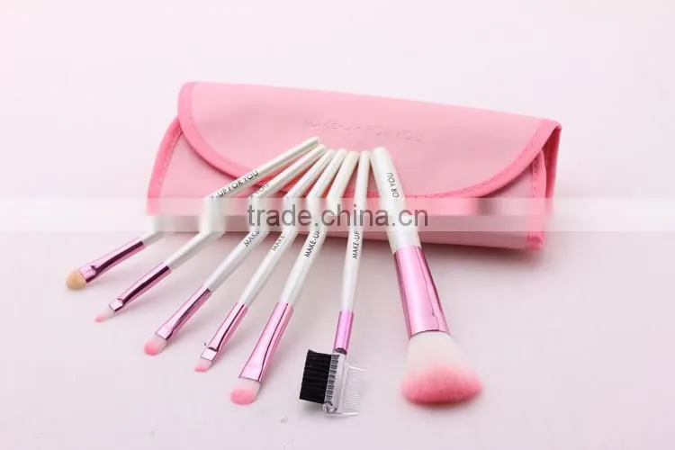 7pcs brush sets makeup with brush bag