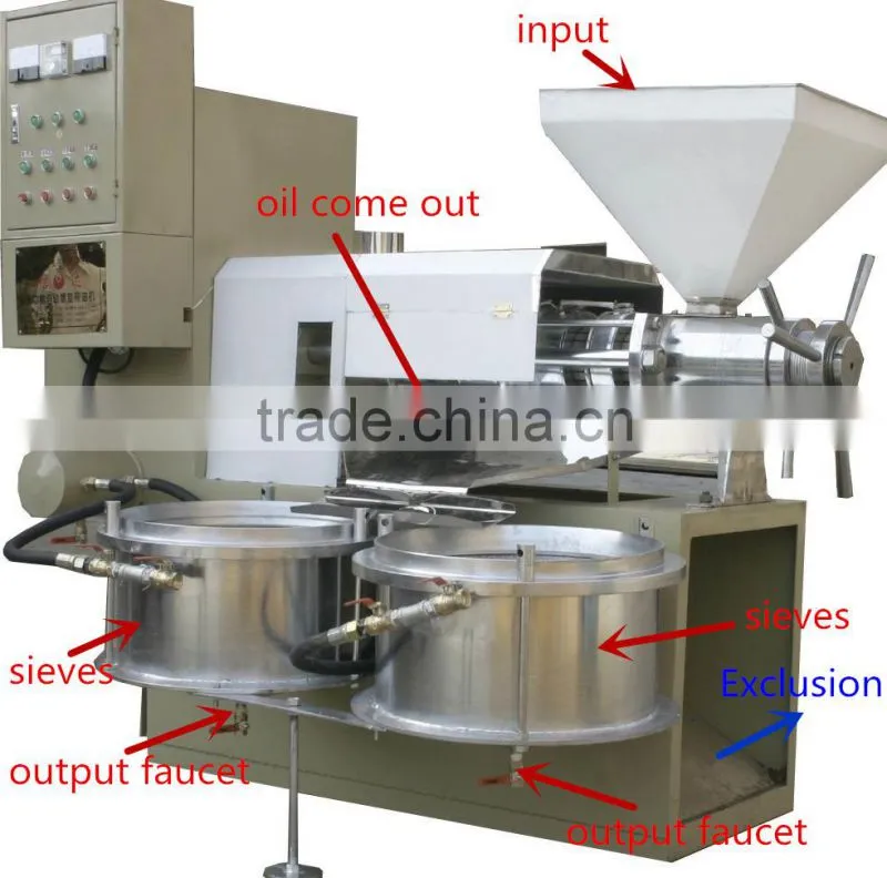 Flaxseed oil press automatic screw oil press