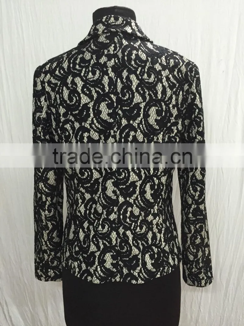 2015 new Embroidery fabric neck designs for casual women western dress