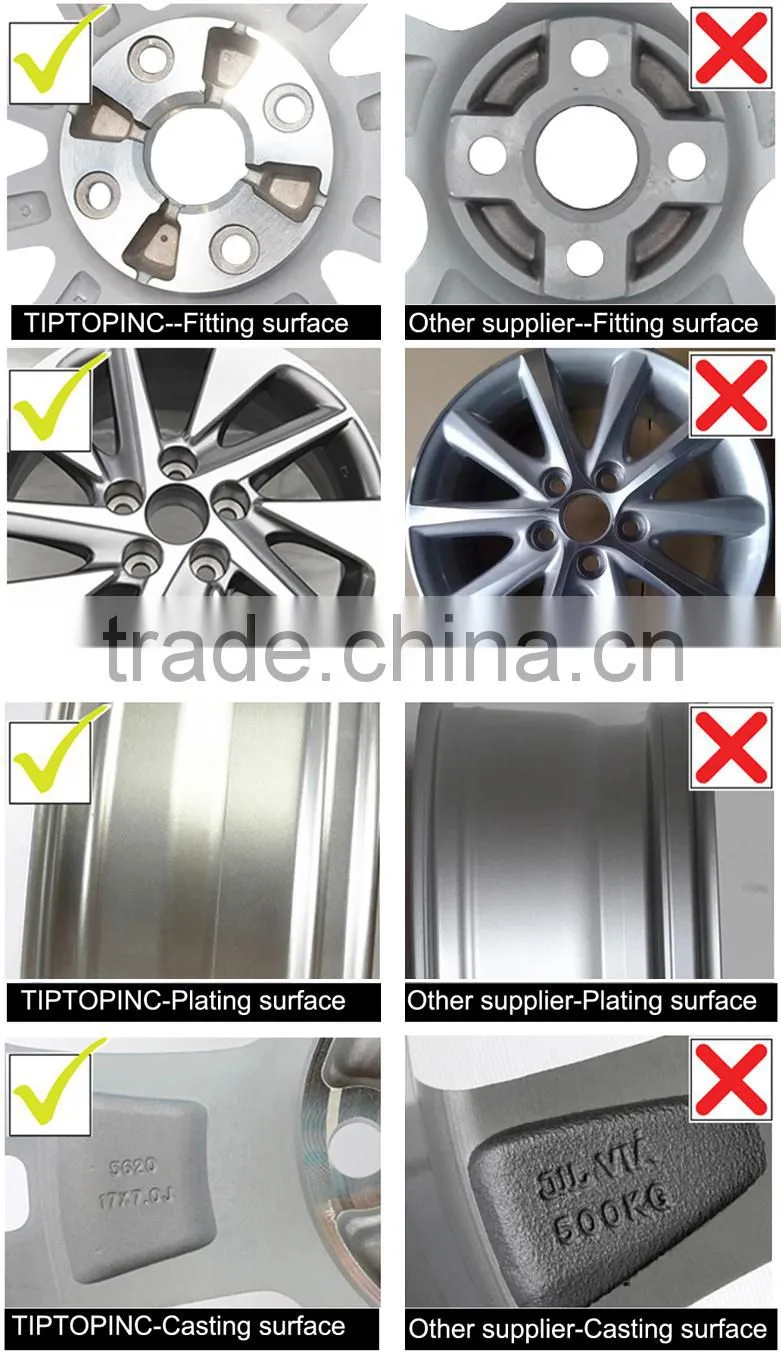 alloy wheels for cars 4x100 replica wheel for Hyundai I10 wheels