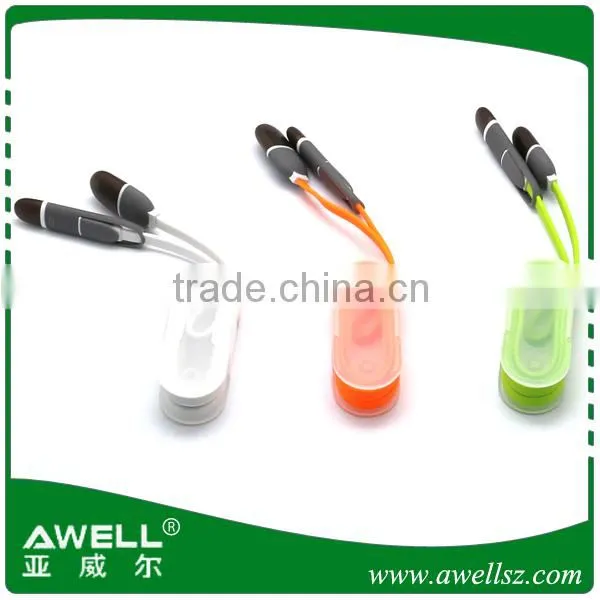 2016 hot sale made in china usb 2.0 cable led flow micro usb cable for Android